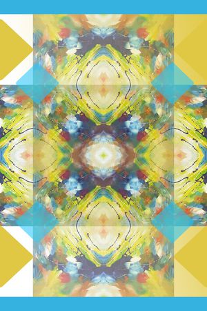 炫彩斑斓印花华亿平台图片