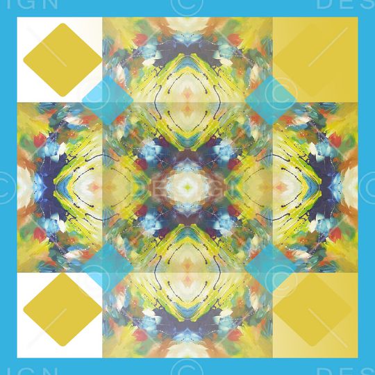 炫彩斑斓印花华亿平台图片