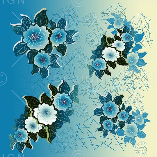 丝巾围巾秀场印花华亿平台图片