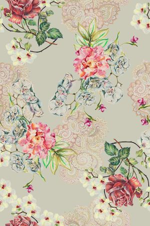 手绘印花华亿平台图片