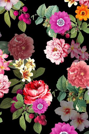 油画花卉印花华亿平台图片