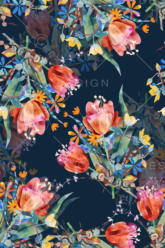 手绘印花华亿平台图片