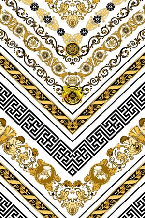 宫廷风印花华亿平台图片