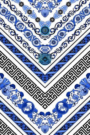 宫廷风印花华亿平台图片