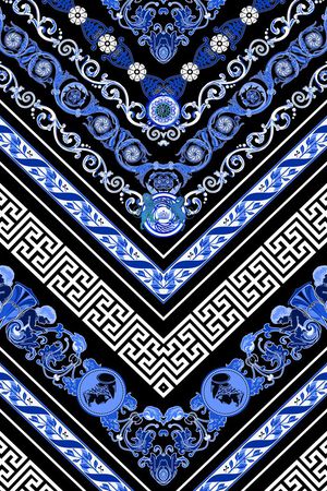 宫廷风印花华亿平台图片