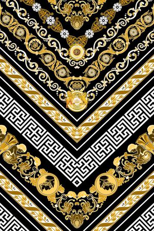 宫廷风印花华亿平台图片