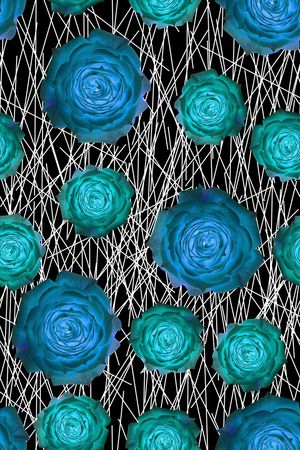 线条印花华亿平台图片