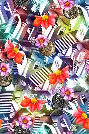 时尚印花华亿平台图片