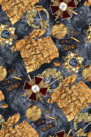 抽象印花华亿平台图片