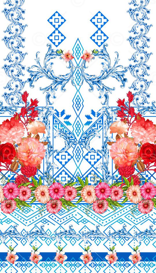 MAX-定位欧美民族风印花华亿平台图片