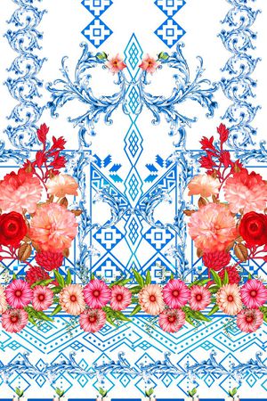 MAX-定位欧美民族风印花华亿平台图片