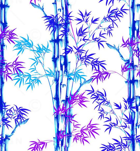 山水画印花华亿平台图片