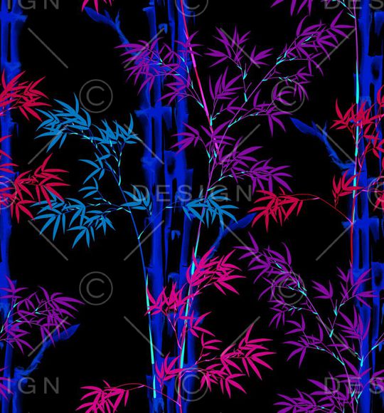 山水画印花华亿平台图片