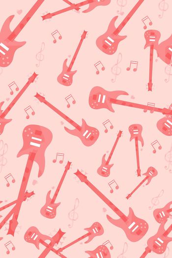 吉他印花华亿平台图片