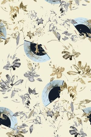 复古小清新印花华亿平台图片