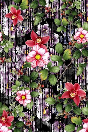 花朵印花华亿平台图片