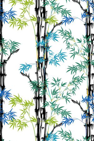 山水画印花华亿平台图片