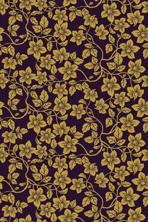 艺术花卉印花华亿平台图片