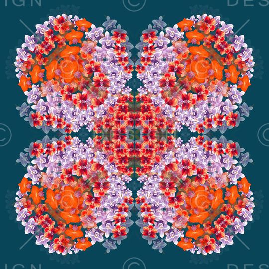 方巾印花华亿平台图片