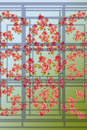 丝巾围巾秀场印花华亿平台图片