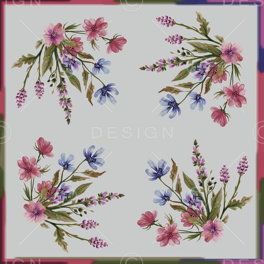 方巾印花华亿平台图片