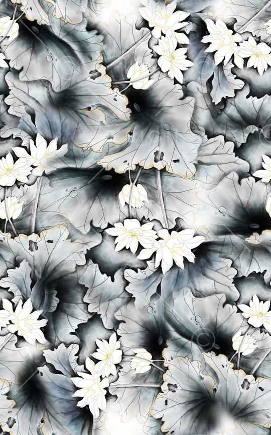 中国风印花华亿平台图片