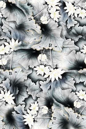 中国风印花华亿平台图片