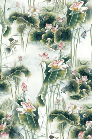 中国风印花华亿平台图片