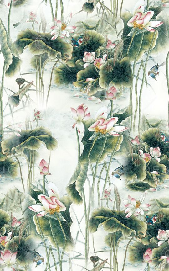 中国风印花华亿平台图片