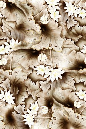 中国风印花华亿平台图片