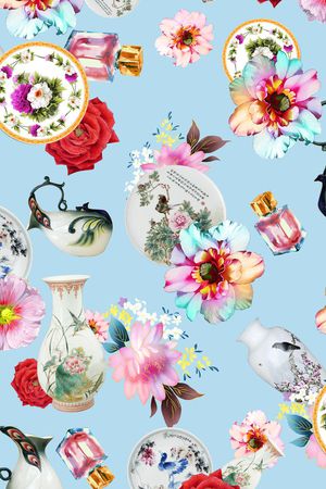 瓷器印花华亿平台图片