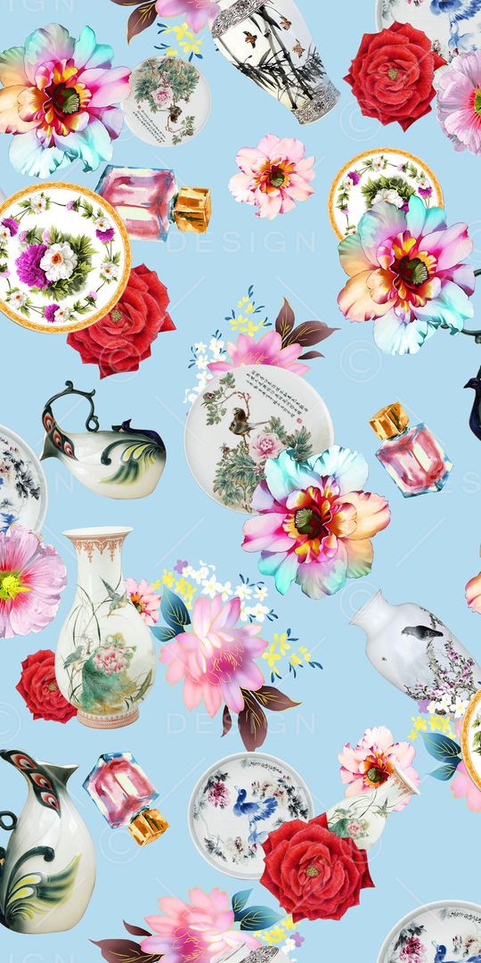 瓷器印花华亿平台图片