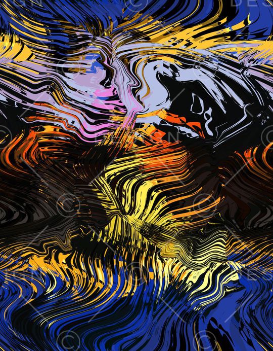 艺术手绘印花华亿平台图片