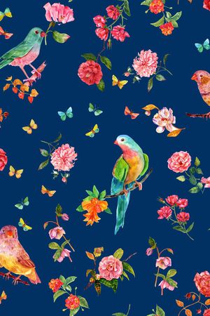 花鸟印花华亿平台图片