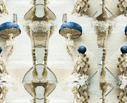 复古笔触纹理印花华亿平台图片