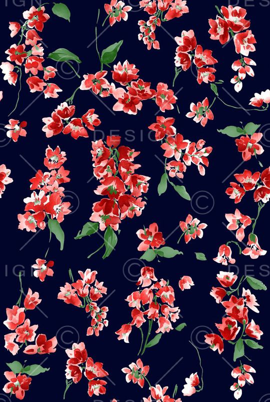 花卉花朵印花华亿平台图片