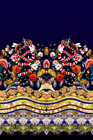 民族风印花华亿平台图片