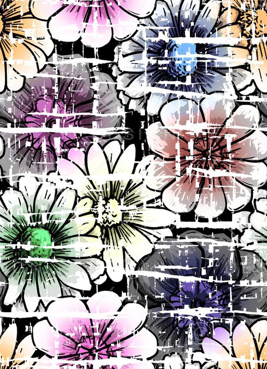 水墨印花华亿平台图片