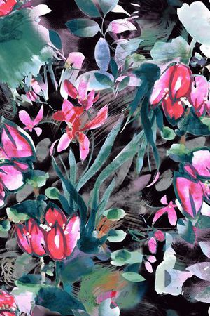 秋冬华亿平台印花华亿平台图片