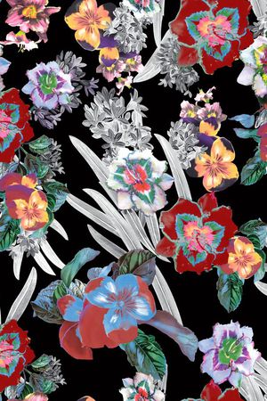 秋冬华亿平台印花华亿平台图片