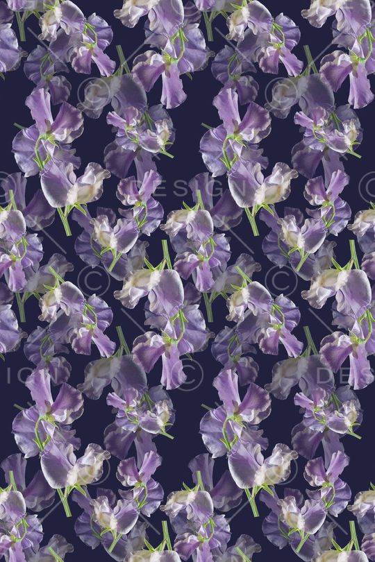 青蓝雅韵系列印花华亿平台图片