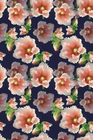 青蓝雅韵系列印花华亿平台图片