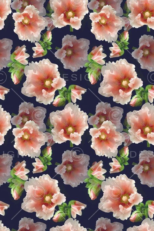 青蓝雅韵系列印花华亿平台图片