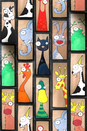 儿童画印花华亿平台图片