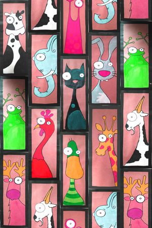 儿童画印花华亿平台图片