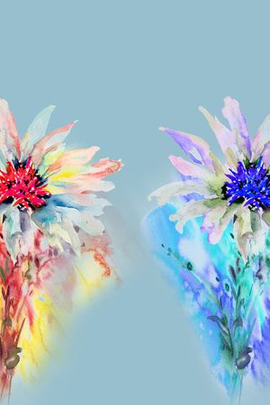 水彩印花华亿平台图片