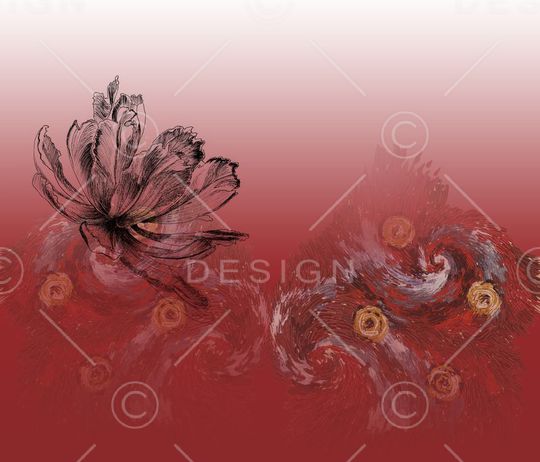 酒红印花华亿平台图片