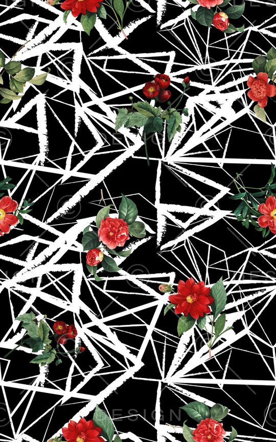 玫瑰印花华亿平台图片