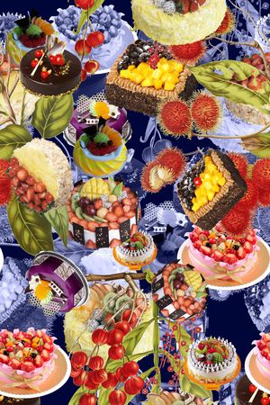 蛋糕印花华亿平台图片