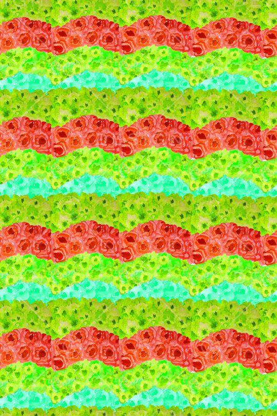 热带花卉、鲜艳、热情印花华亿平台图片